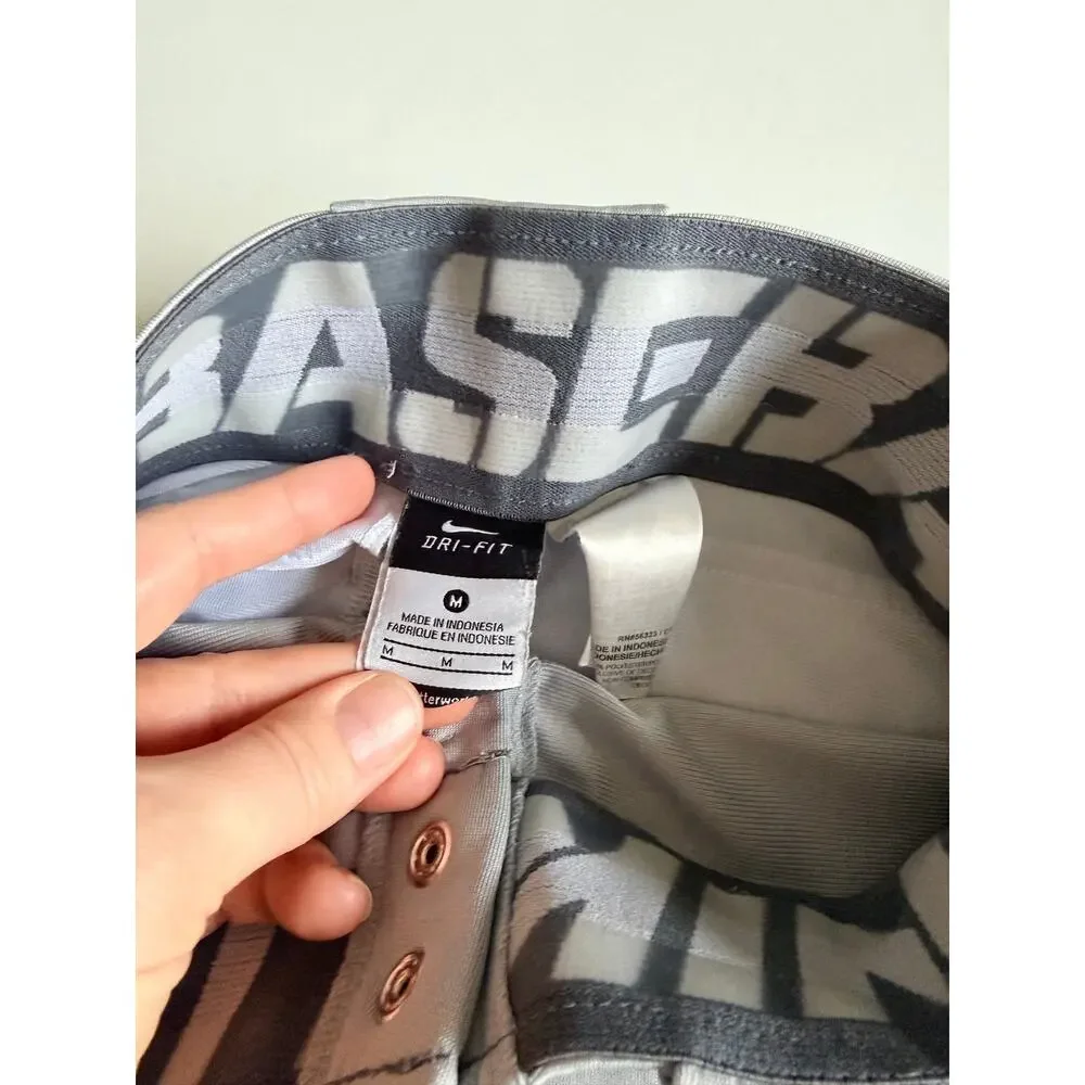 Nike Vapor Select Dri-FIT Baseball Pants Gray Black M